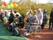 В Хабаровском центре социальной реабилитации инвалидов открылась новая спортплощадка