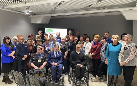 Председатель ВОИ Михаил Терентьев принял участие в  отчетно-выборной  конференции Амурской областной организации ВОИ