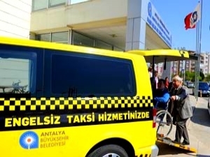 В Анталии появится бесплатное такси для инвалидов