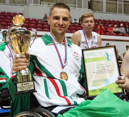 «Крылья Барса» из Казани заняли 3-место на открытом Кубке РФ по баскетболу на колясках